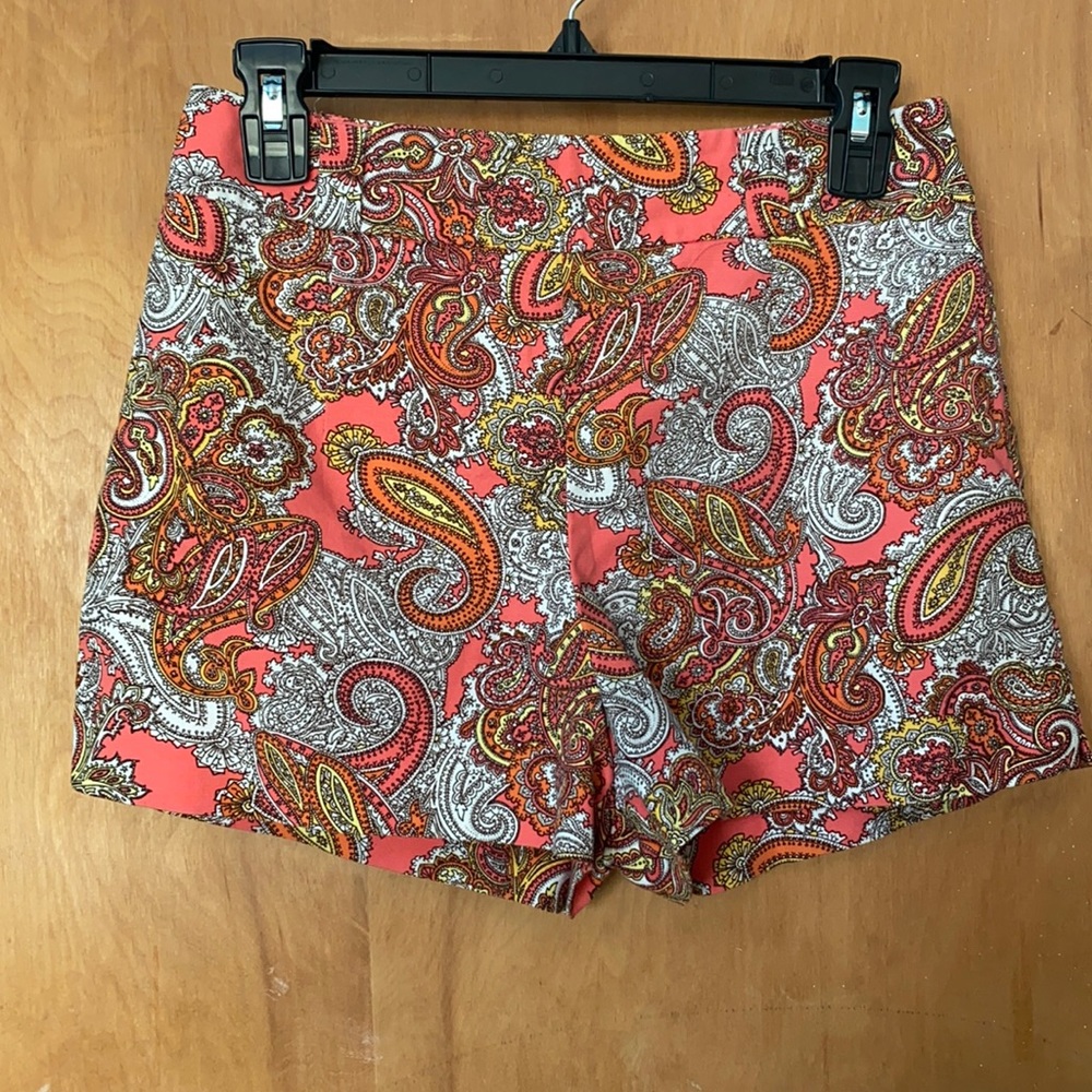 Multicolor Paisley Shorts